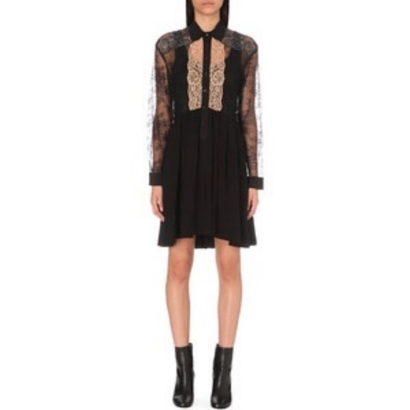 SANDRO PARIS Leda Lace Dress Naked
Long Sleeve Sheer Upper size XS - Picture 2 of 4